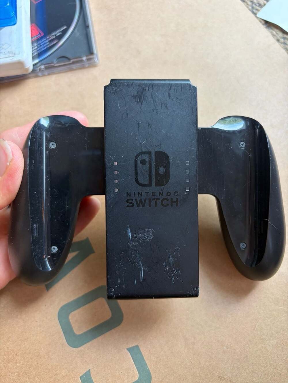 Nintendo Switch Comfort Grip Joy-Con Controller Holder HAC-011 Black